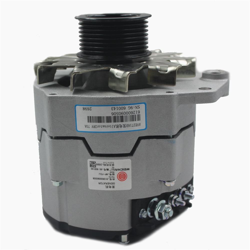 612600090506 Truck WD615 WP10 Motordeeler Alternator fir Weichai Sinotruck Shacman